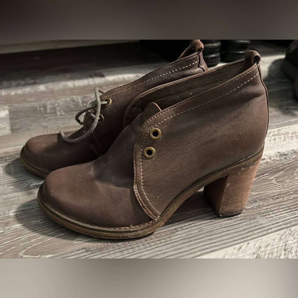 Jeffery Campbell Leather Heeled Booties